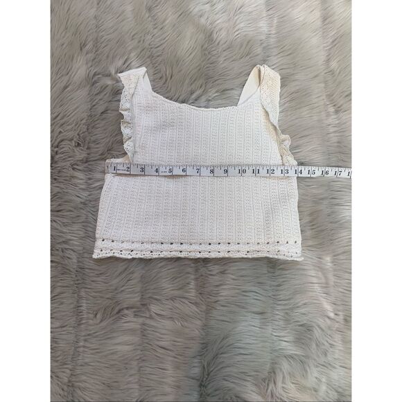 Zara Crochet Knit Crop Top Size 11-12 - Picture 6 of 6